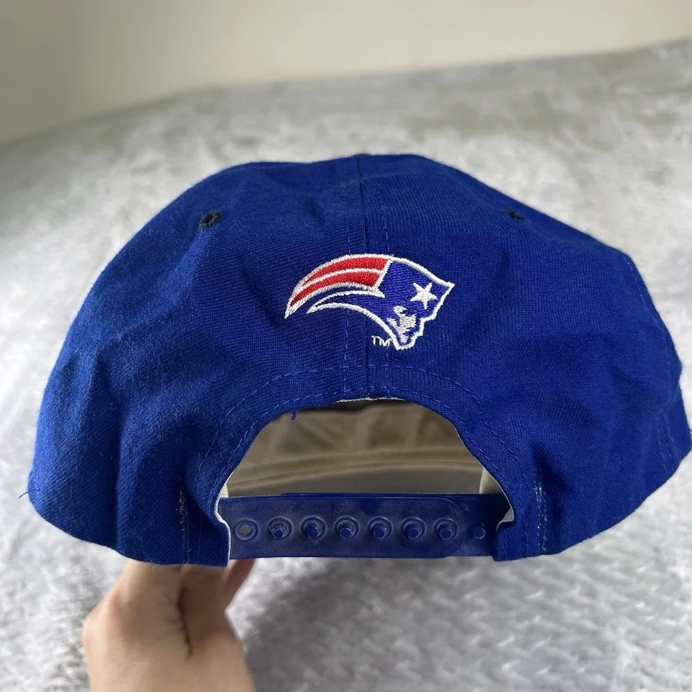 Vintage New Era New England Patriots Pro Model Snapback Hat USA NFL Cap 90s